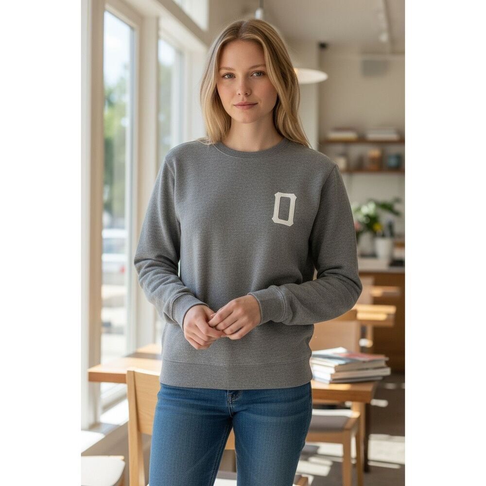 ✨Obey Propaganda Big O Stitch Pullover Grey Sz Large Sweatshirt✨